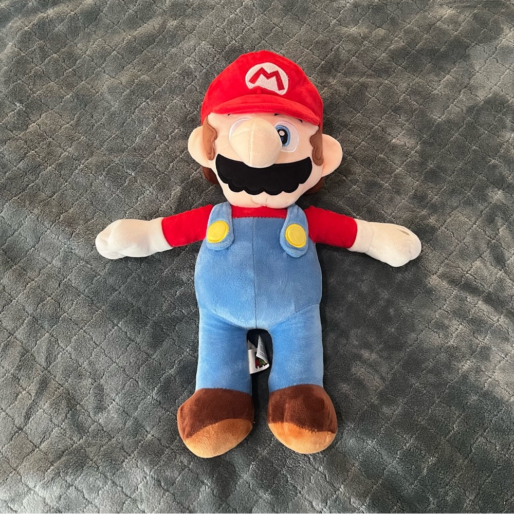 Nintendo Red & Blue Mario Plush Character Toy